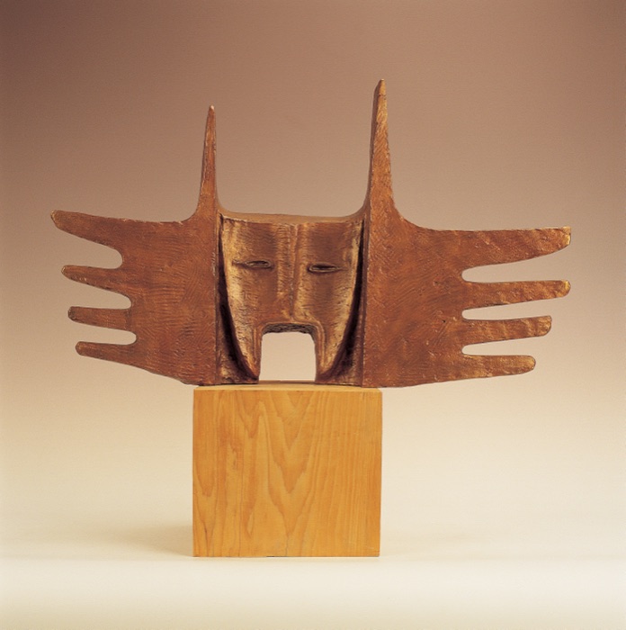 망와 Roof-end Tile